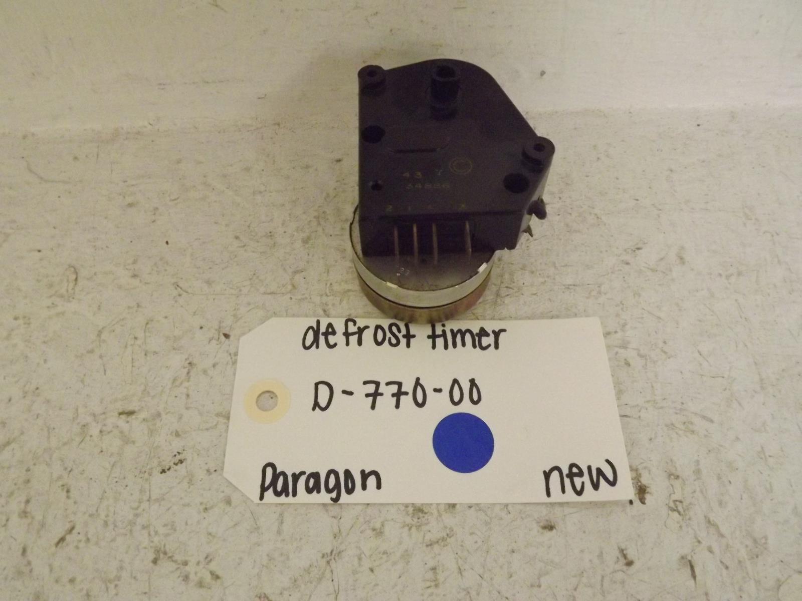 Paragon Refrigerator D-770-00 Defrost Timer Used Paragon Refrigerator D-770-00 Defrost Timer Used
